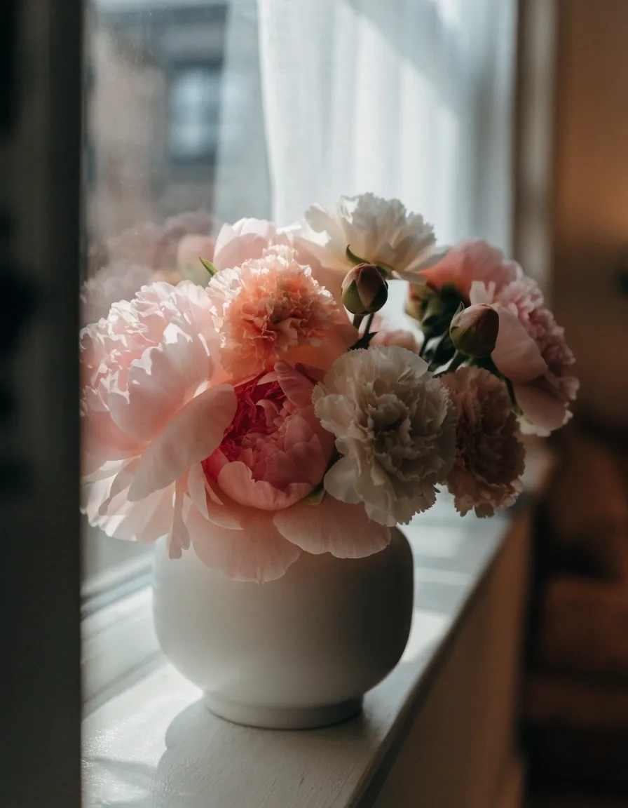 Compact posy for a desk or small apartment